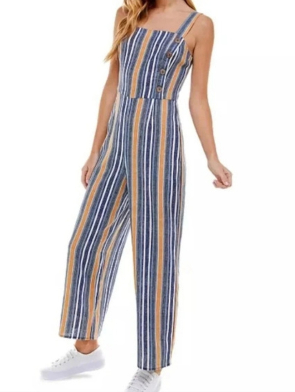 Fishbowl Linen/Rayon Jumpsuit Juniors Size 13 NWT